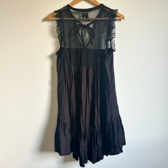 Black Lace and Jersey Dress by Volcom - Picture 6 of 7